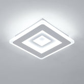 Lámpara de Techo LED Ultrafina, Blanca, Luz Blanca Fría 28W 6500K, Acrílico, 20*5 CM